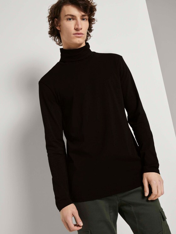 Langarmshirt mit Turtleneck - Männer - Black Langarmshirt mit Turtleneck - Männer - Black - 5 - TOM TAILOR Denim