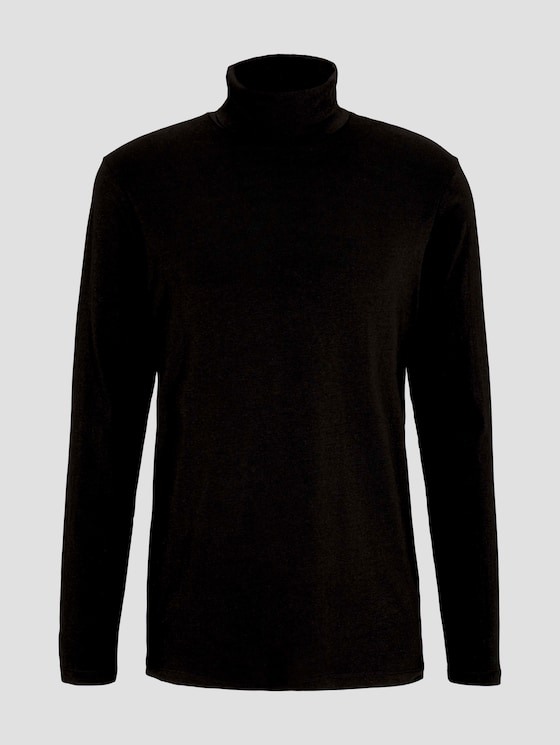 Langarmshirt mit Turtleneck - Männer - Black Langarmshirt mit Turtleneck - Männer - Black - 7 - TOM TAILOR Denim