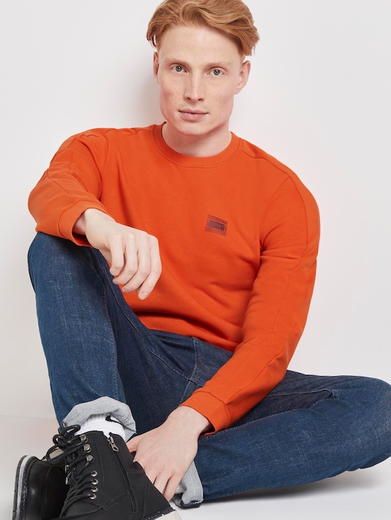 Sweatshirt met print - Mannen - fever red Sweatshirt met print - Mannen - fever red - 5 - TOM TAILOR Denim