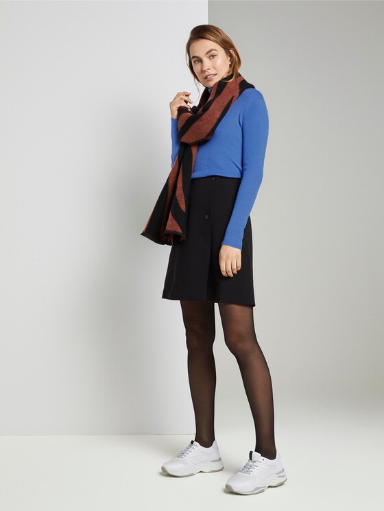 Toni Garrn: Pullover in Ripp-Optik - Frauen - sicilian blue Toni Garrn: Pullover in Ripp-Optik - Frauen - sicilian blue - 3 - TOM TAILOR