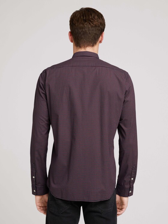 Hemd mit Allover-Print - Männer - navy rhombus print Hemd mit Allover-Print - Männer - navy rhombus print - 2 - TOM TAILOR Denim