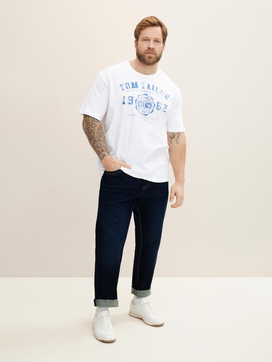 T-Shirt mit Logo-Print - Männer - White T-Shirt mit Logo-Print - Männer - White - 3 - Men Plus