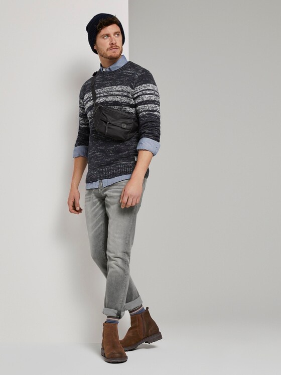 Pullover mit Streifen - Männer - dark blue blue fancy yarn Pullover mit Streifen - Männer - dark blue blue fancy yarn - 3 - TOM TAILOR