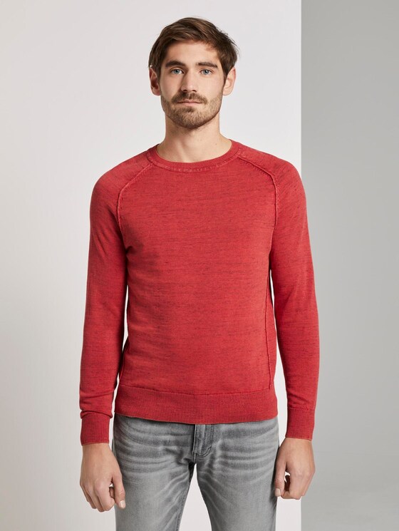 Sweatshirt - Männer - brilliant red Sweatshirt - Männer - brilliant red - 1 - TOM TAILOR