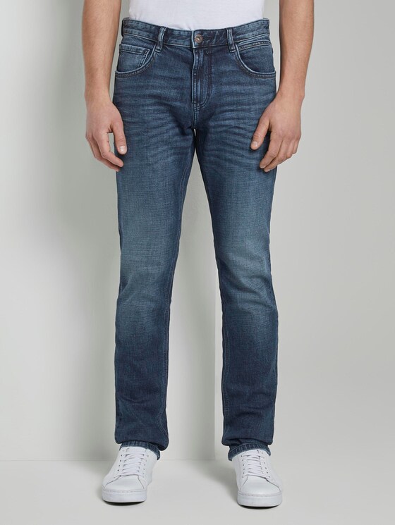 Josh Regular Slim Jeans - Männer - Used Mid Stone Blue Denim Josh Regular Slim Jeans - Männer - Used Mid Stone Blue Denim - 1 - TOM TAILOR