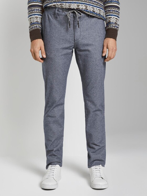 Travis Slim Hose - Männer - mid blue wool look Travis Slim Hose - Männer - mid blue wool look - 1 - TOM TAILOR