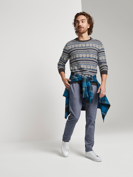 Travis Slim Hose - Männer - mid blue wool look Travis Slim Hose - Männer - mid blue wool look - 3 - TOM TAILOR