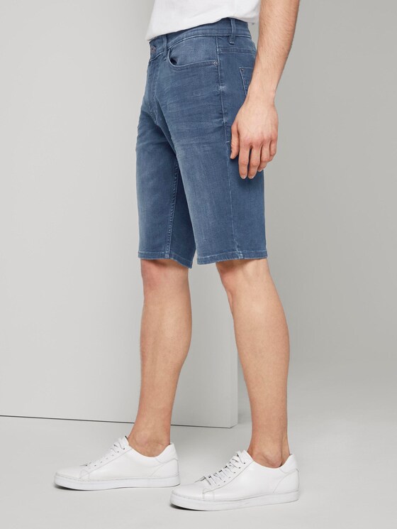 Josh Regular Slim Jeans-Shorts mit Superstretch - Männer - mid stone bright blue denim Josh Regular Slim Jeans-Shorts mit Superstretch - Männer - mid stone bright blue denim - 11 - TOM TAILOR