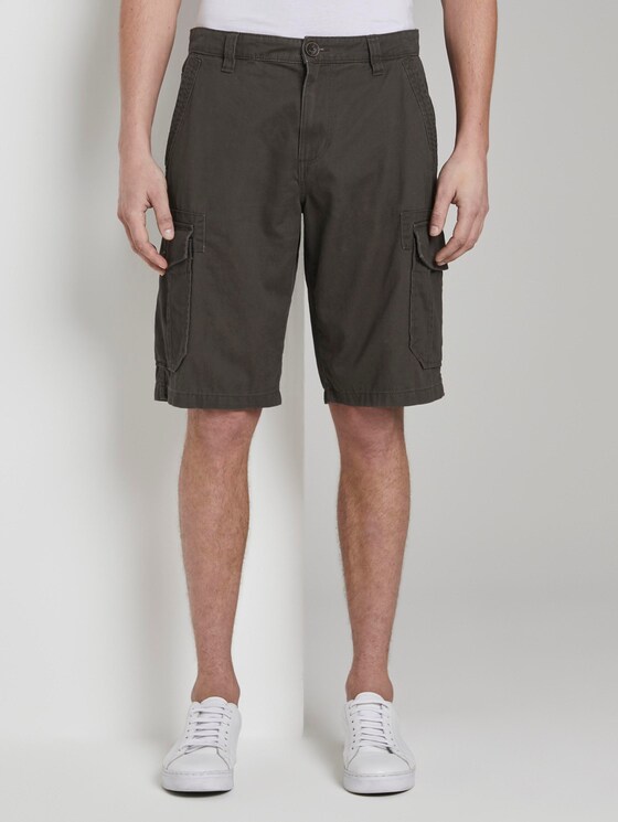 Morris Relaxed Bermuda Cargo-Shorts - Männer - Dark Raven Grey Morris Relaxed Bermuda Cargo-Shorts - Männer - Dark Raven Grey - 1 - TOM TAILOR