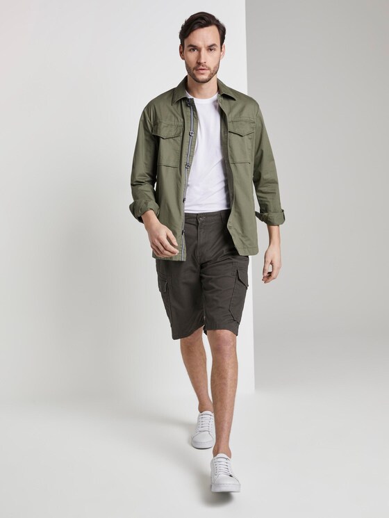 Morris Relaxed Bermuda Cargo-Shorts - Männer - Dark Raven Grey Morris Relaxed Bermuda Cargo-Shorts - Männer - Dark Raven Grey - 3 - TOM TAILOR