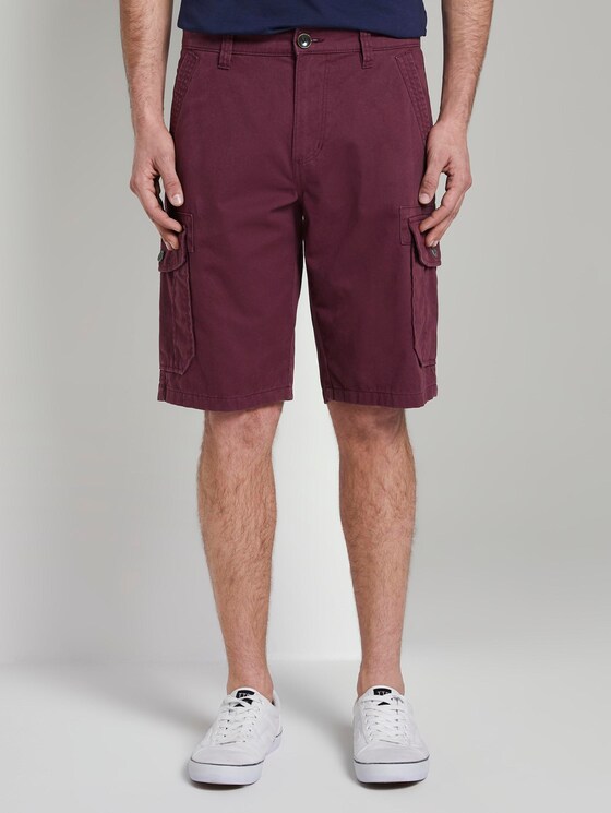 Morris Relaxed Bermuda Cargo-Shorts - Männer - bordeaux red Morris Relaxed Bermuda Cargo-Shorts - Männer - bordeaux red - 1 - TOM TAILOR