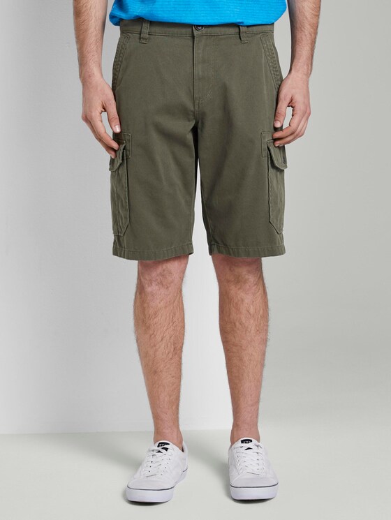 Morris Relaxed Bermuda Cargo-Shorts - Männer - urban olive green Morris Relaxed Bermuda Cargo-Shorts - Männer - urban olive green - 1 - TOM TAILOR
