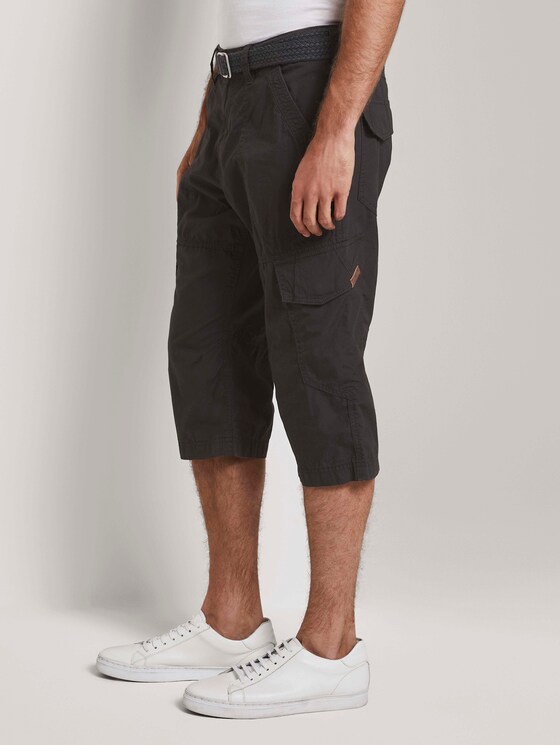 Cargo Bermuda-Shorts mit Gürtel - Männer - Phanton Dark Grey Cargo Bermuda-Shorts mit Gürtel - Männer - Phanton Dark Grey - 11 - TOM TAILOR