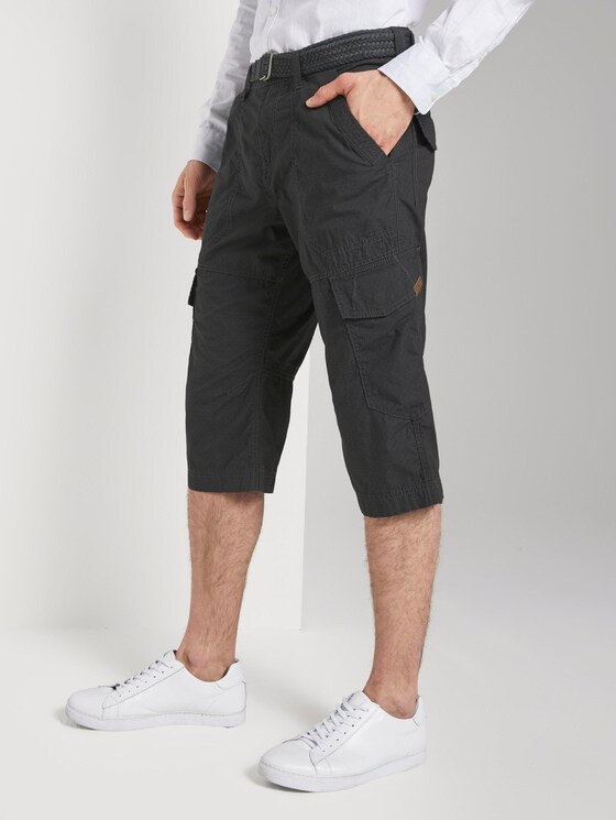 Cargo Bermuda-Shorts mit Gürtel - Männer - black rhomb design Cargo Bermuda-Shorts mit Gürtel - Männer - black rhomb design - 11 - TOM TAILOR