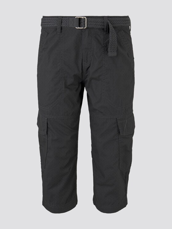 Cargo Bermuda-Shorts mit Gürtel - Männer - black rhomb design Cargo Bermuda-Shorts mit Gürtel - Männer - black rhomb design - 7 - TOM TAILOR