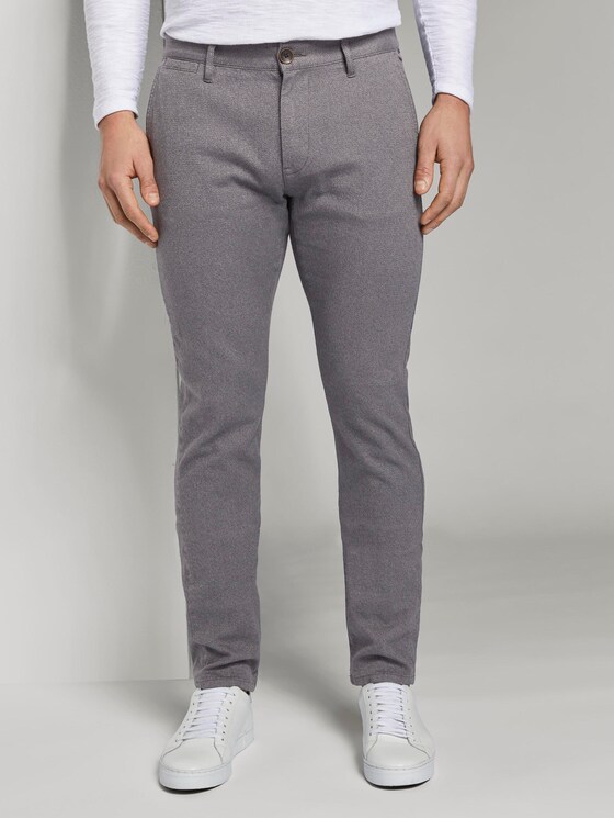Travis Slim Chino Hose - Männer - mid grey grindle Travis Slim Chino Hose - Männer - mid grey grindle - 1 - TOM TAILOR
