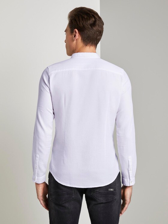 strukturiertes Hemd - Männer - White strukturiertes Hemd - Männer - White - 2 - TOM TAILOR
