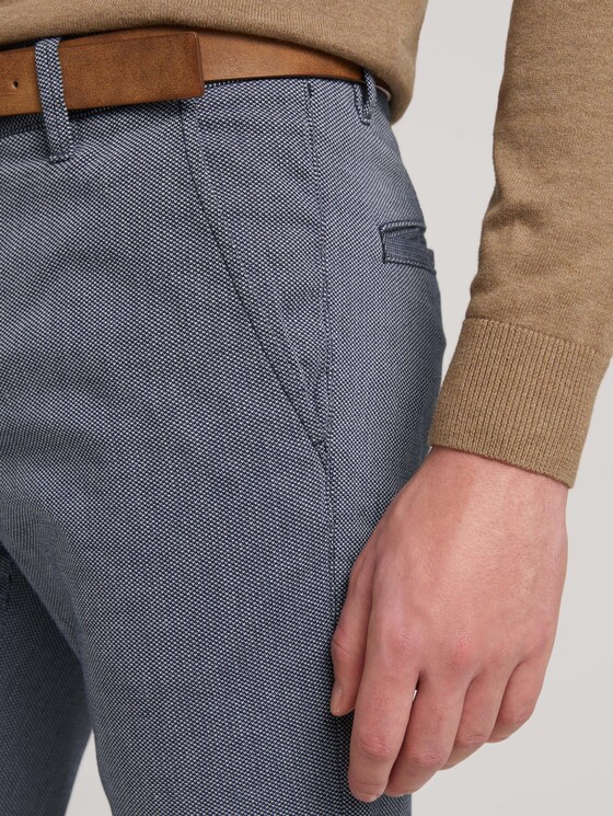 Strukturierte Straight Chino - Männer - two colored navy design Strukturierte Straight Chino - Männer - two colored navy design - 9 - TOM TAILOR Denim