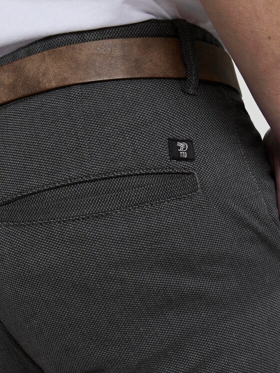 Strukturierte Straight Chino - Männer - two colored black design Strukturierte Straight Chino - Männer - two colored black design - 10 - TOM TAILOR Denim