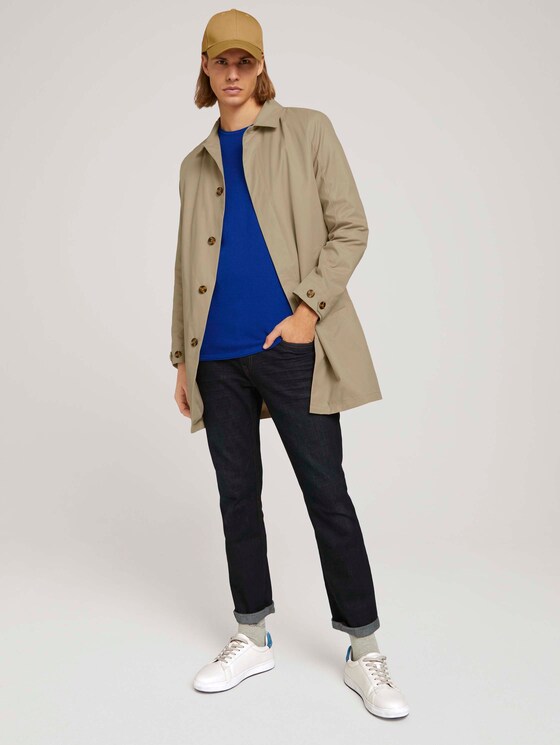 Strukturierter Pullover - Männer - active blue melange Strukturierter Pullover - Männer - active blue melange - 3 - TOM TAILOR Denim
