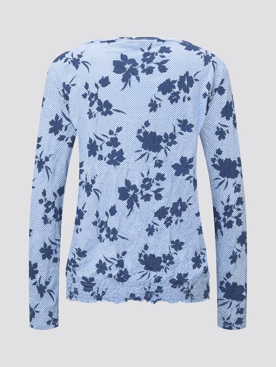 Blusenshirt mit Print - Frauen - blue navy floral design Blusenshirt mit Print - Frauen - blue navy floral design - 8 - TOM TAILOR