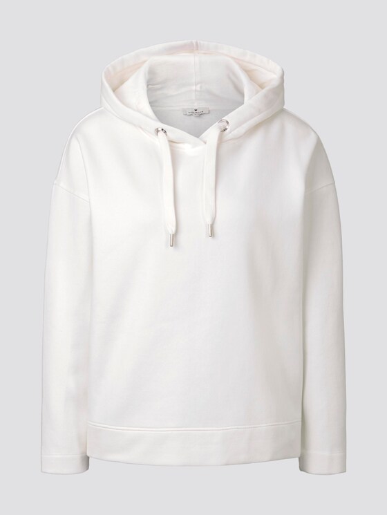 Oversized Hoodie - Frauen - Whisper White Oversized Hoodie - Frauen - Whisper White - 7 - TOM TAILOR