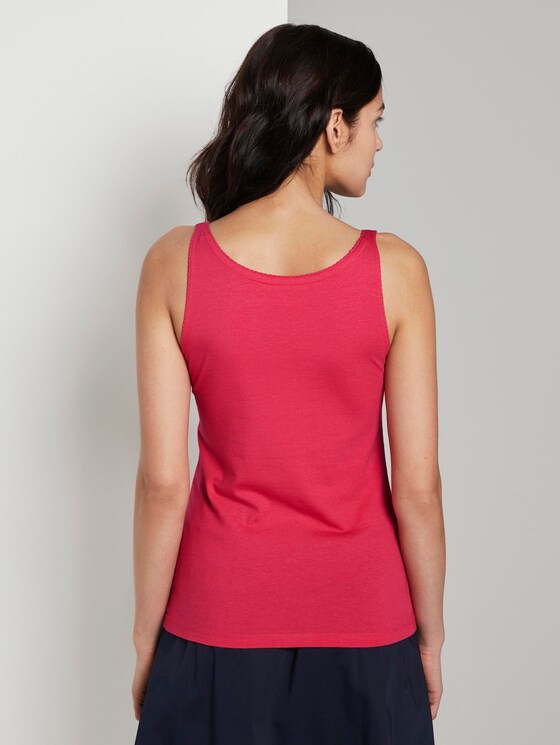 Top mit Spitzenborte - Frauen - blushing pink Top mit Spitzenborte - Frauen - blushing pink - 2 - TOM TAILOR