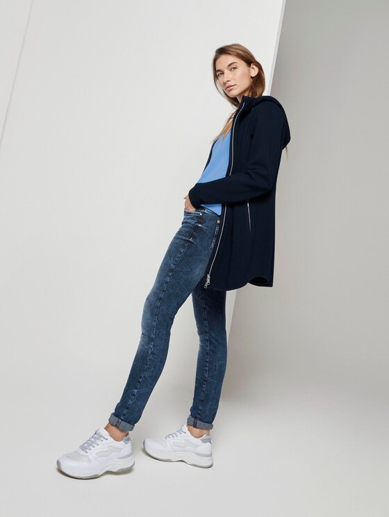 T-Shirt mit U-Boot-Ausschnitt - Frauen - sea blue T-Shirt mit U-Boot-Ausschnitt - Frauen - sea blue - 3 - TOM TAILOR