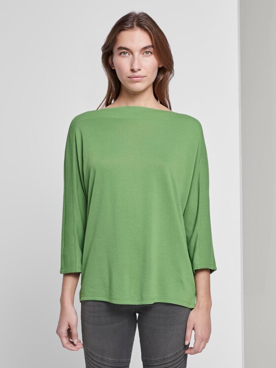 Scoole T-Shirt - Vrouwen - sundried turf green Scoole T-Shirt - Vrouwen - sundried turf green - 1 - TOM TAILOR
