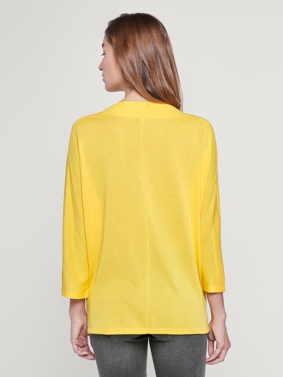 T-Shirt mit U-Boot-Ausschnitt - Frauen - jasmine yellow T-Shirt mit U-Boot-Ausschnitt - Frauen - jasmine yellow - 2 - TOM TAILOR