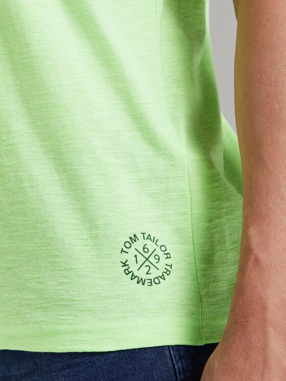 Gestreiftes Henley-T-Shirt - Männer - neon green white fine stripe Gestreiftes Henley-T-Shirt - Männer - neon green white fine stripe - 10 - TOM TAILOR