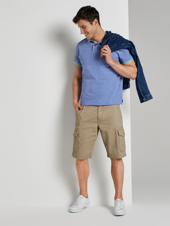 Poloshirt in Two-Tone Optik - Männer - blue two tone pique Poloshirt in Two-Tone Optik - Männer - blue two tone pique - 3 - TOM TAILOR