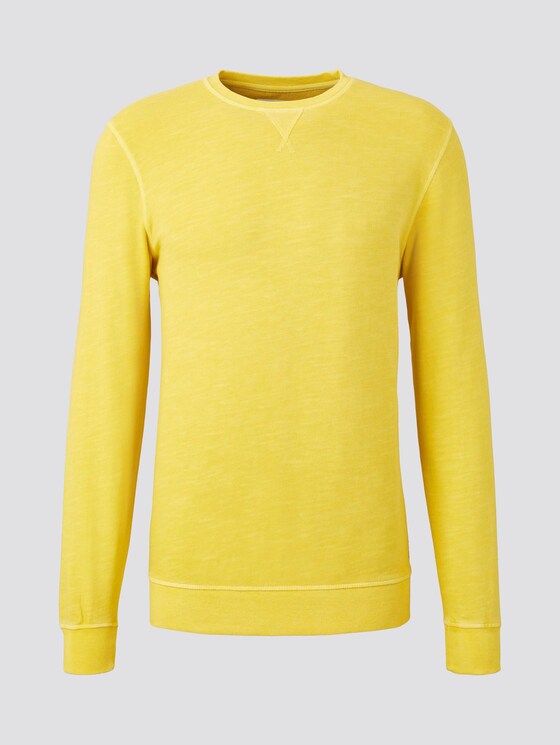 schlichtes Sweatshirt - Männer - Californian Yellow schlichtes Sweatshirt - Männer - Californian Yellow - 7 - TOM TAILOR