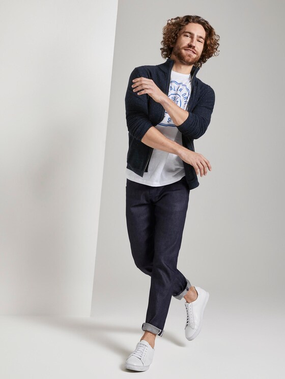 T-Shirt mit Print - Männer - White T-Shirt mit Print - Männer - White - 3 - TOM TAILOR