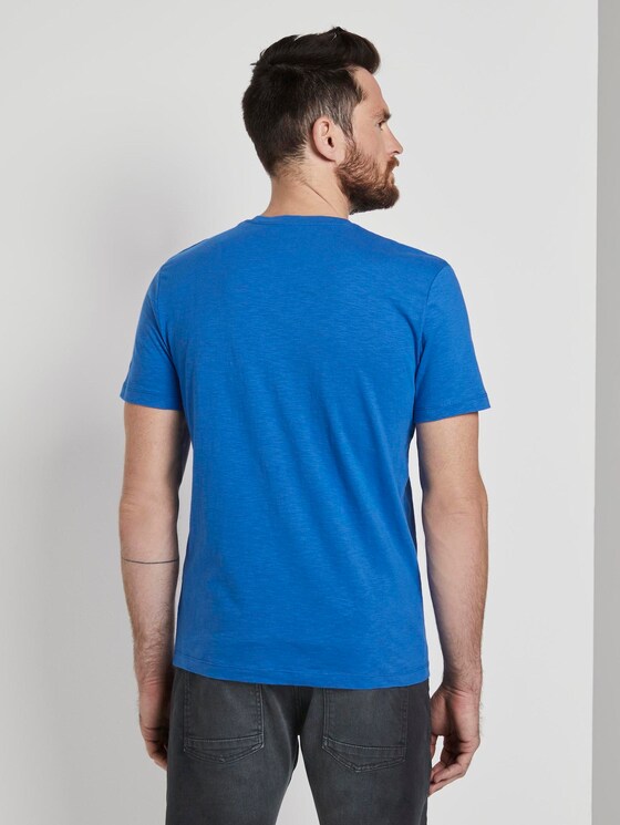 T-Shirt mit Print - Männer - victory blue T-Shirt mit Print - Männer - victory blue - 2 - TOM TAILOR
