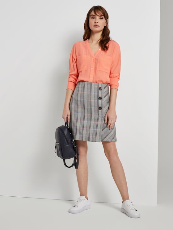 karierter Rock - Frauen - colorful herringbone karierter Rock - Frauen - colorful herringbone - 3 - TOM TAILOR