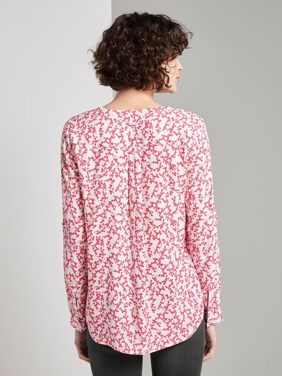 Bluse mit Blumenmuster - Frauen - pink flowery design Bluse mit Blumenmuster - Frauen - pink flowery design - 2 - TOM TAILOR