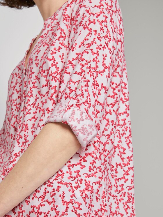 Bluse mit Blumenmuster - Frauen - pink flowery design Bluse mit Blumenmuster - Frauen - pink flowery design - 9 - TOM TAILOR