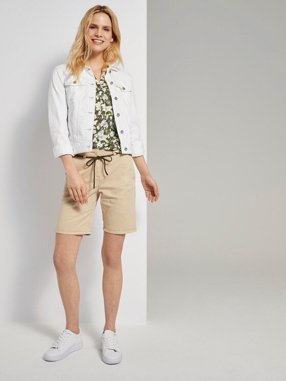 Bluse mit Blumenmuster - Frauen - small khaki floral design Bluse mit Blumenmuster - Frauen - small khaki floral design - 3 - TOM TAILOR
