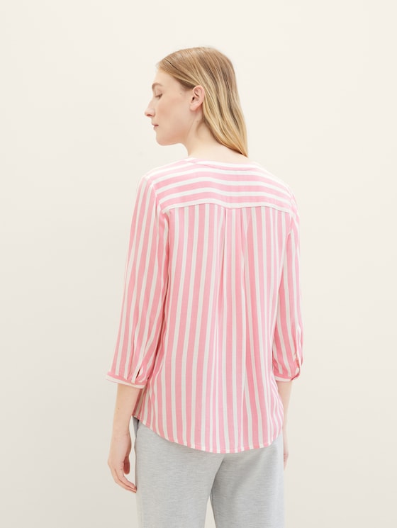 Bluse mit Streifenmuster von Women, pink offwhite stripe