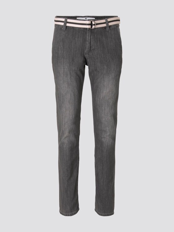 Josh regular slim chino jeans - Men - grey denim Josh regular slim chino jeans - Men - grey denim - 7 - TOM TAILOR