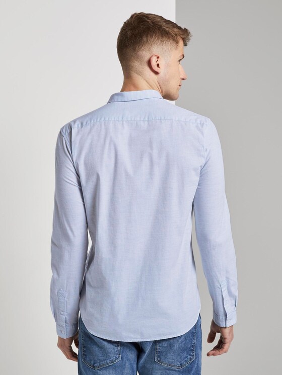 Mélange overhemd - Mannen - Light Blue Mélange overhemd - Mannen - Light Blue - 2 - TOM TAILOR Denim