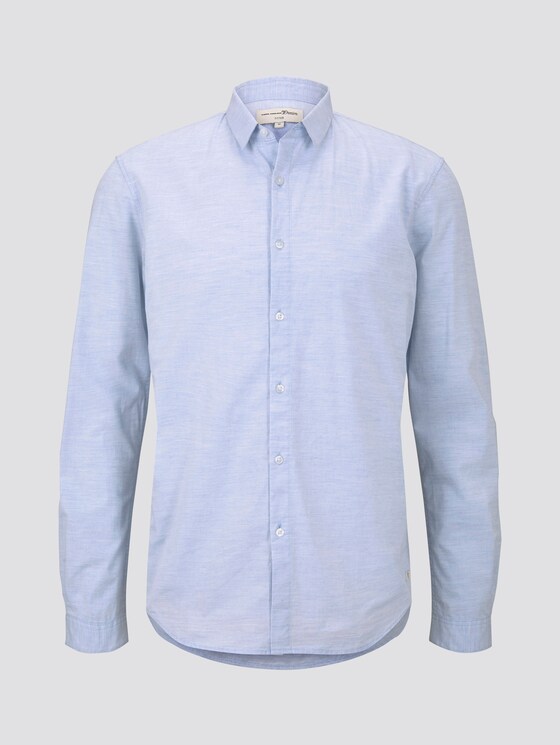 Mélange overhemd - Mannen - Light Blue Mélange overhemd - Mannen - Light Blue - 7 - TOM TAILOR Denim