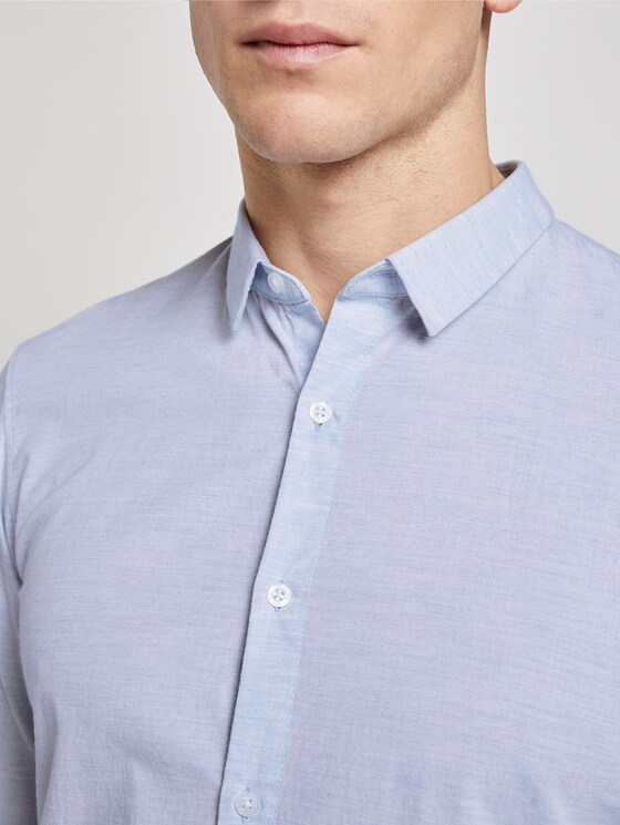 Mélange overhemd - Mannen - Light Blue Mélange overhemd - Mannen - Light Blue - 9 - TOM TAILOR Denim