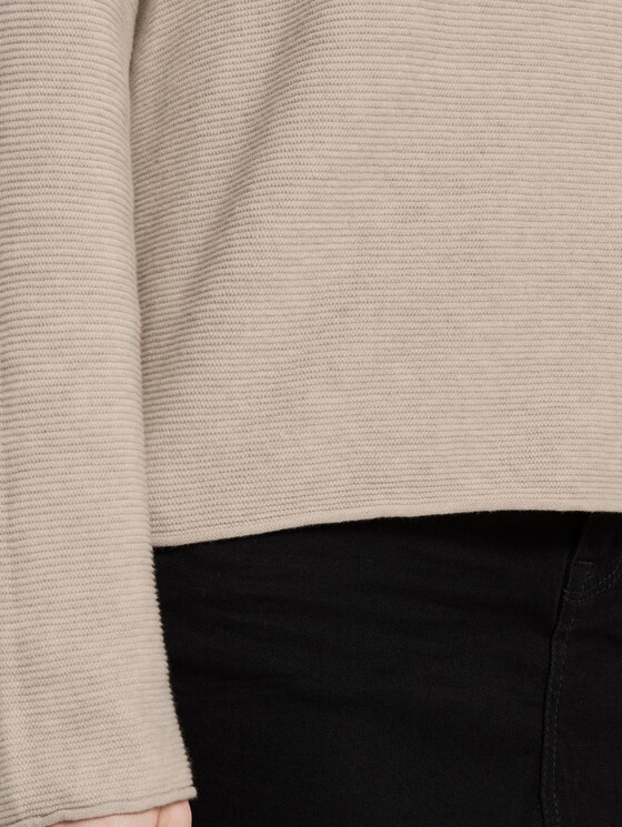 Gebreide trui met textuur - Vrouwen - desert sand melange Gebreide trui met textuur - Vrouwen - desert sand melange - 10 - TOM TAILOR
