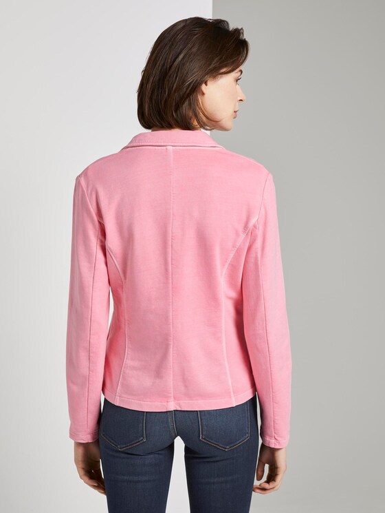 Sweat-Blazer mit Farbwaschung - Frauen - antique blush pink Sweat-Blazer mit Farbwaschung - Frauen - antique blush pink - 2 - TOM TAILOR