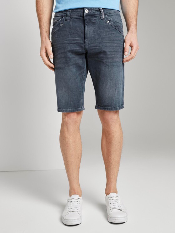 Josh Regular Slim Jeans-Bermuda-Shorts - Männer - blue grey denim Josh Regular Slim Jeans-Bermuda-Shorts - Männer - blue grey denim - 1 - TOM TAILOR