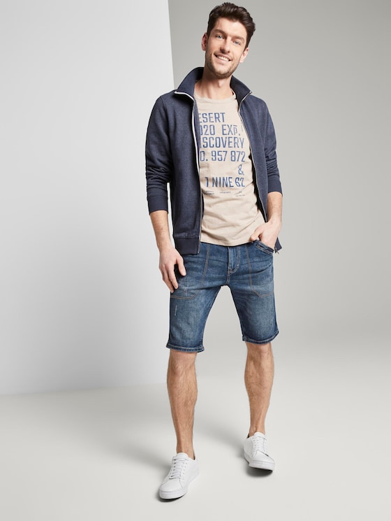 Josh Regular Slim Jeans-Bermuda-Shorts - Männer - mid stone wash denim Josh Regular Slim Jeans-Bermuda-Shorts - Männer - mid stone wash denim - 3 - TOM TAILOR