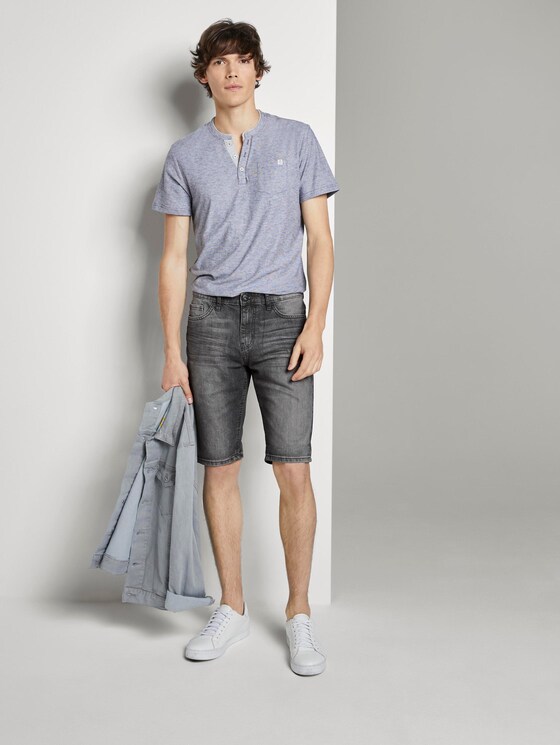 Josh Regular Slim Jeans-Shorts in Vintage-Waschung - Männer - grey denim Josh Regular Slim Jeans-Shorts in Vintage-Waschung - Männer - grey denim - 3 - TOM TAILOR