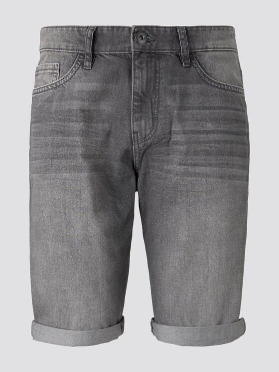 Josh Regular Slim Jeans-Shorts in Vintage-Waschung - Männer - grey denim Josh Regular Slim Jeans-Shorts in Vintage-Waschung - Männer - grey denim - 7 - TOM TAILOR
